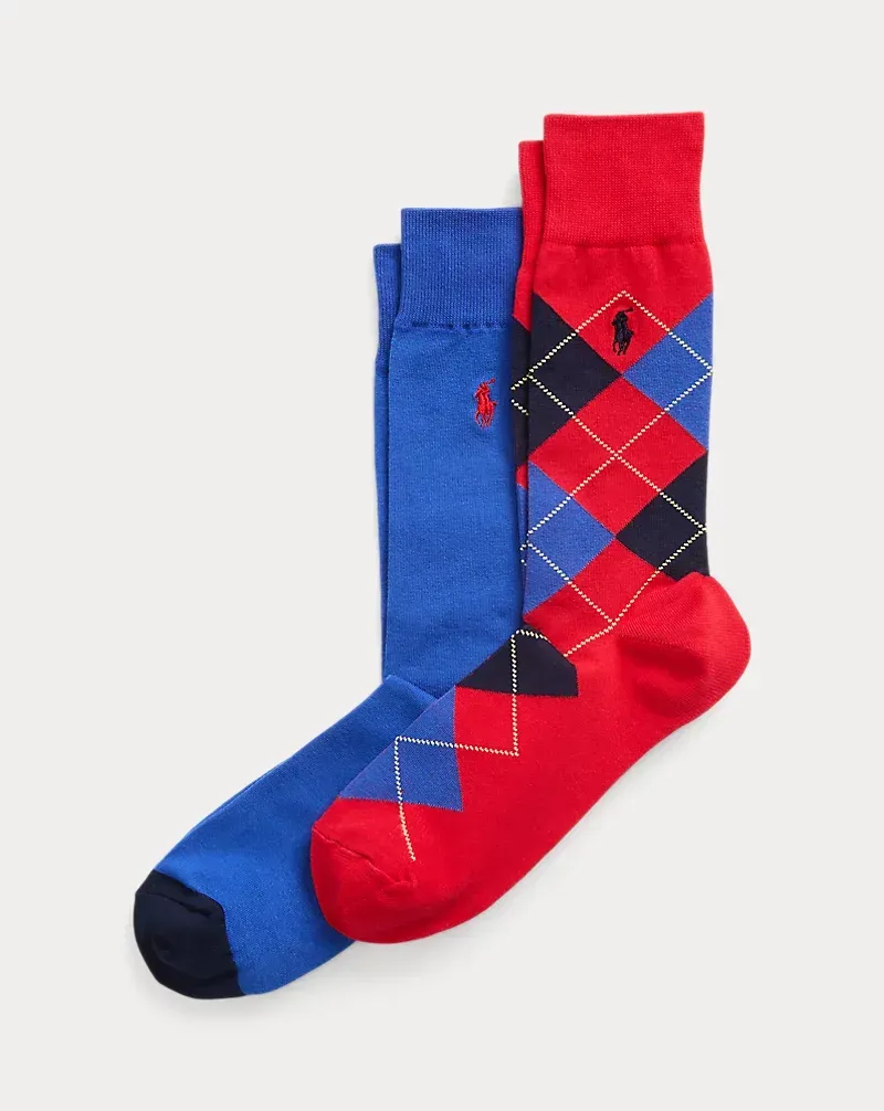 Argyle Rouge/bleu